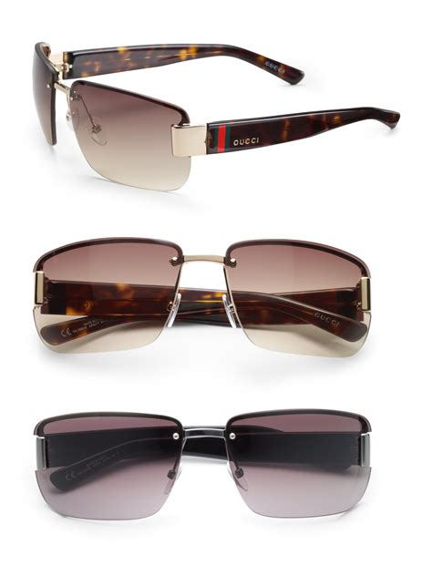 rimless gucci sunglasses 2681|Gucci polarized sunglasses men's.